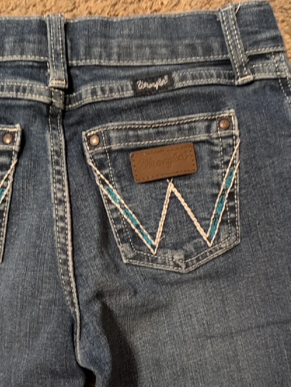 Wrangler Dark Blue Kids Jeans